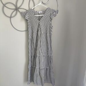 The Nines by HATCH Checked Midi Dress